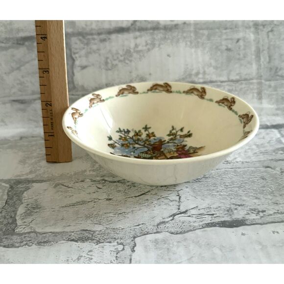 Whimsical Vintage Royal Doulton Bunnykins 3-Piece Bone China Set - Picture 6 of 13